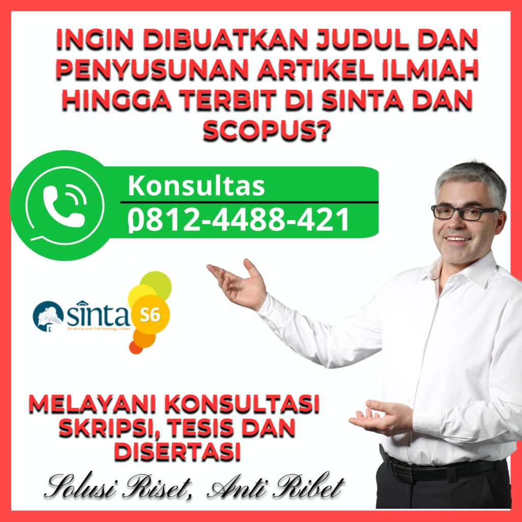 Jasa Penyusunan Artikel Ilmiah Hingga Publish