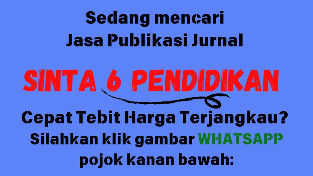 Daftar Jurnal Sinta 6 Pendidikan