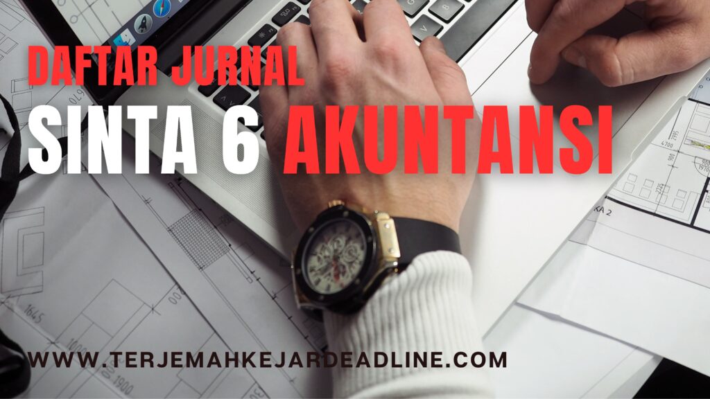 Daftar Jurnal Sinta 6 Akuntansi