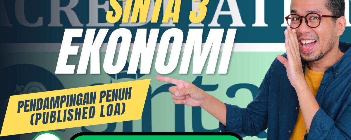 Jasa SINTA 3 Publikasi Jurnal [LINK Jurnal Ekonomi]