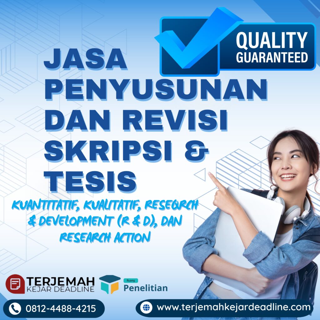 Jasa Pembuatan dan Revisi Skripsi & Tesis | Solusi Cepat & Efektif