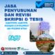 Jasa Pembuatan & Revisi Skripsi Tesis Palu | Layanan Berkualitas & Terjangkau