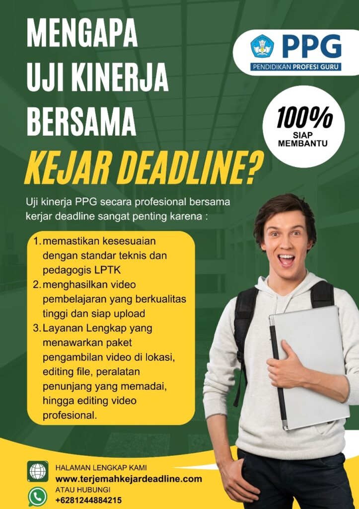 Jasa Take UKIN dan Edit Video UKIN PPG Prajabatan dan Dalam Jabatan di Area Jogja