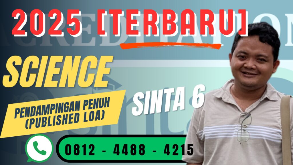 Link lengkap Artikel Sinta 6 Ilmu Pengetahuan Alam