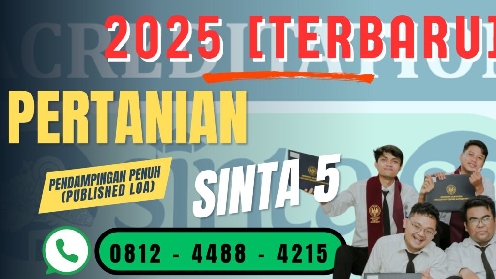 Daftar Jurnal SINTA 5 Terbaru Tahun 2025 Pertanian