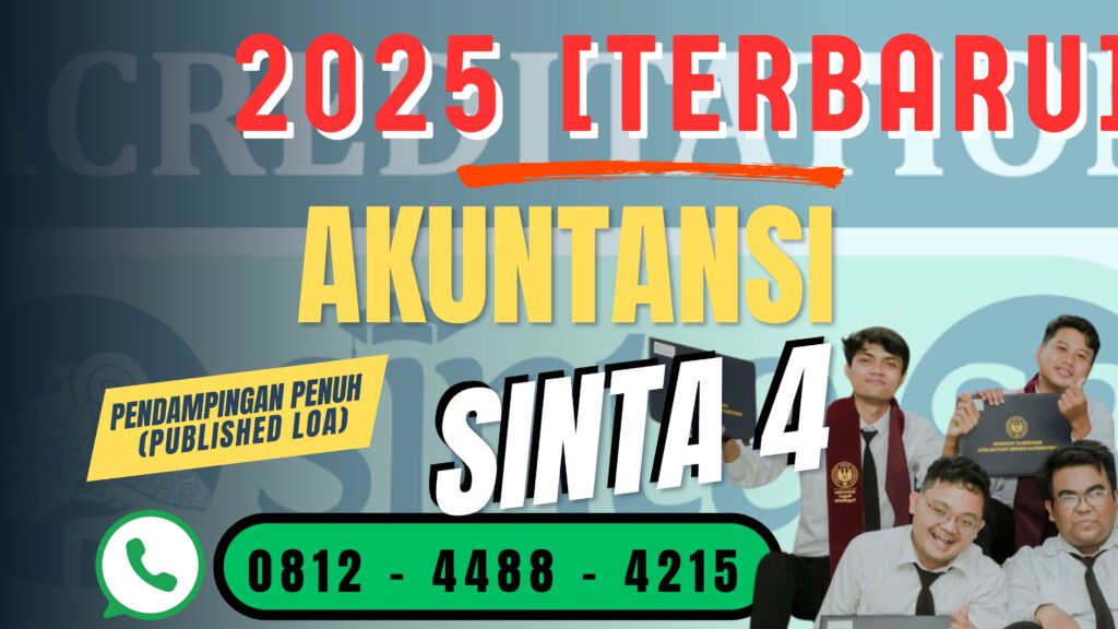 Ringkasan daftar jurnal SINTA 4 bidang Akuntansi untuk publikasi artikel ilmiah tahun 2025